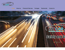 Tablet Screenshot of mycarindia.com
